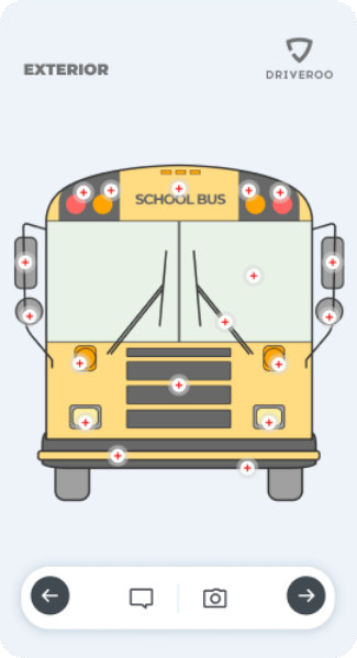 School bus exterior — district fleet